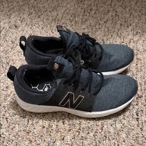 New Balance Charcoal and Black Athletic Shoes